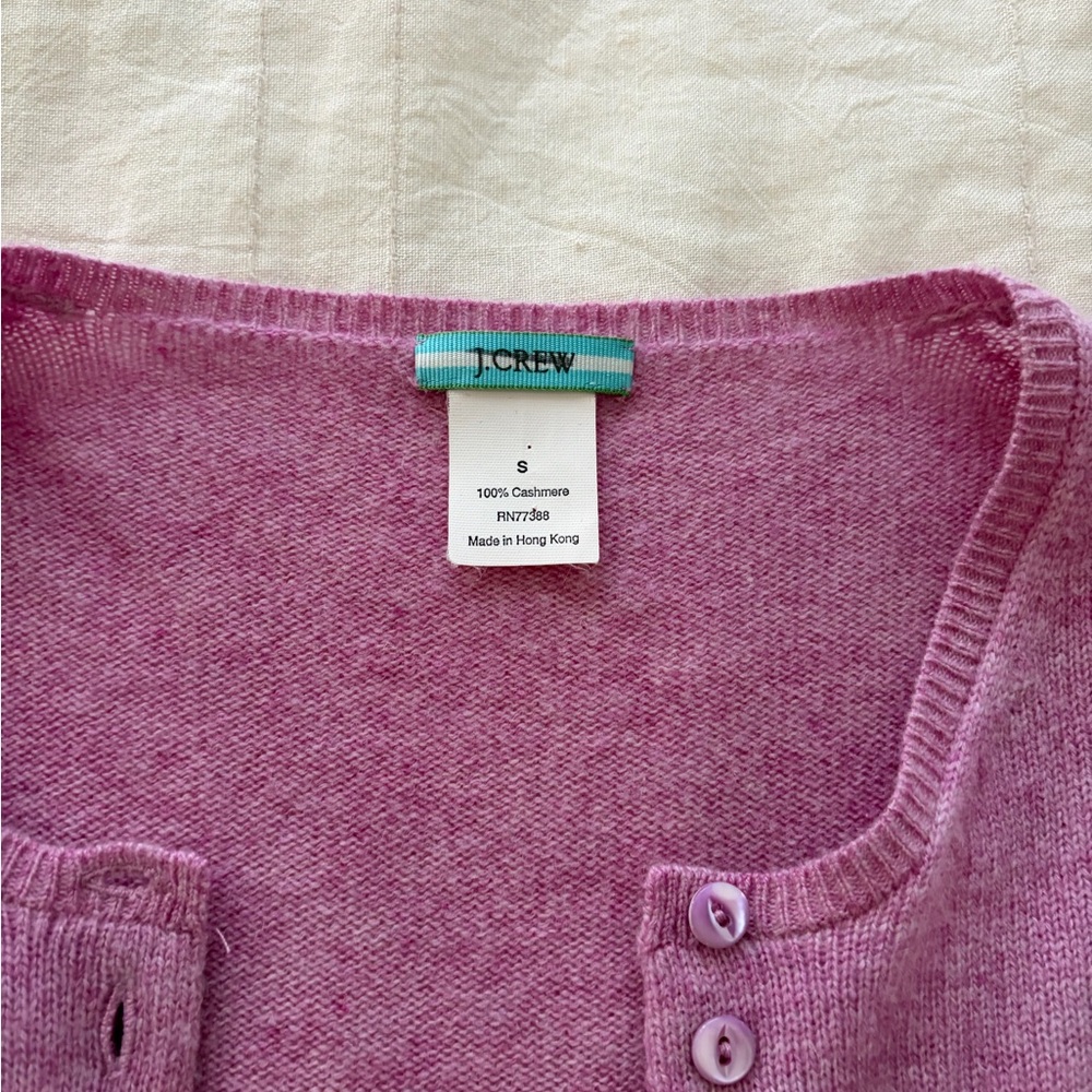 J. Crew cashmere Cardigan Sweater - Picture 2 of 4